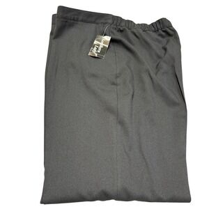 Southern Lady Black Elastic Waist Pull On Pants Womens 22W